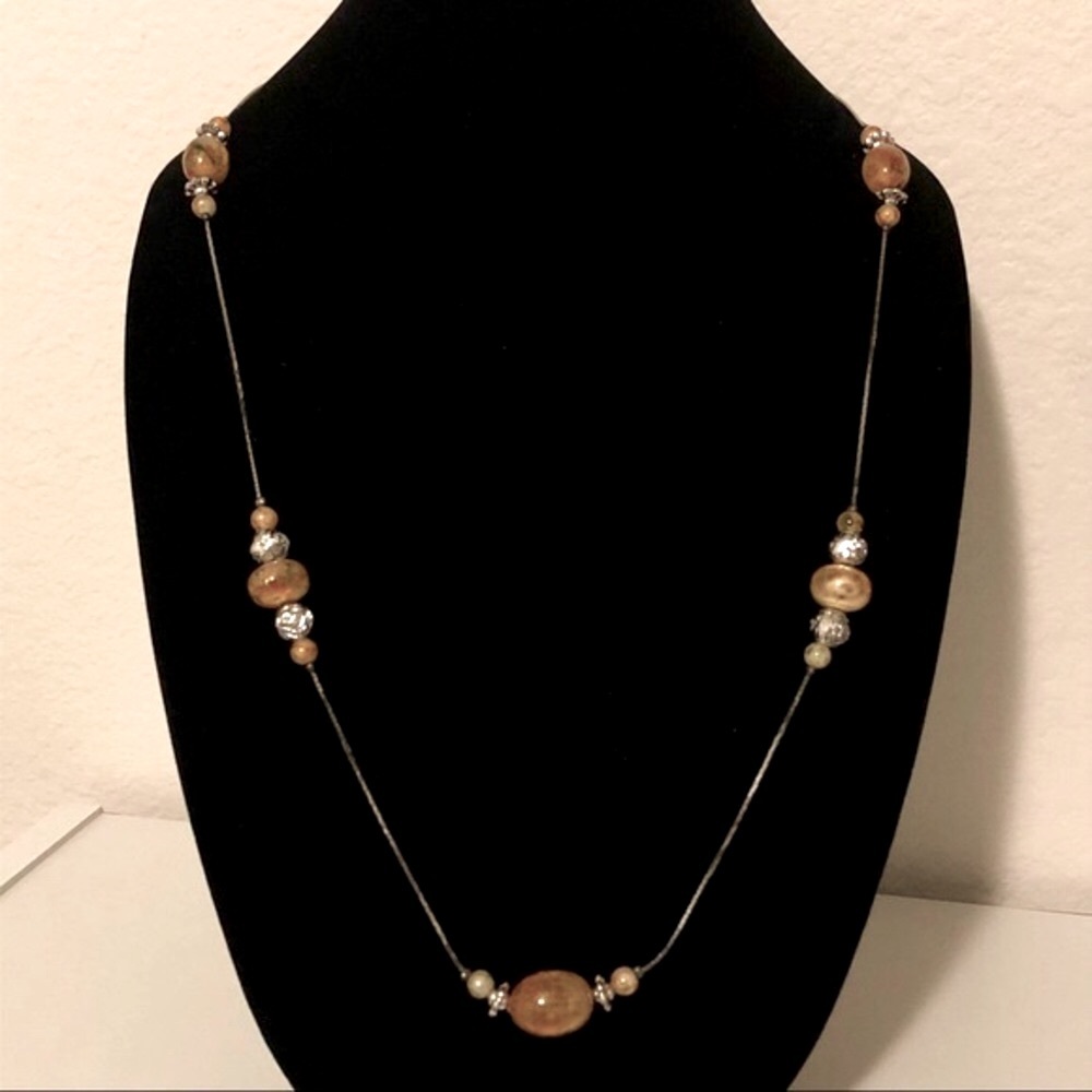 2/$8 🤎 Long Necklace w/ Beads